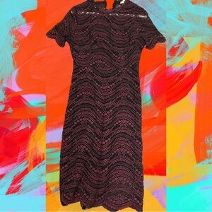 molly bracken black and red dress! excellent condition!